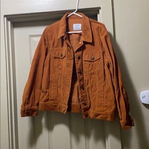 Corduroy burnt orange jacket